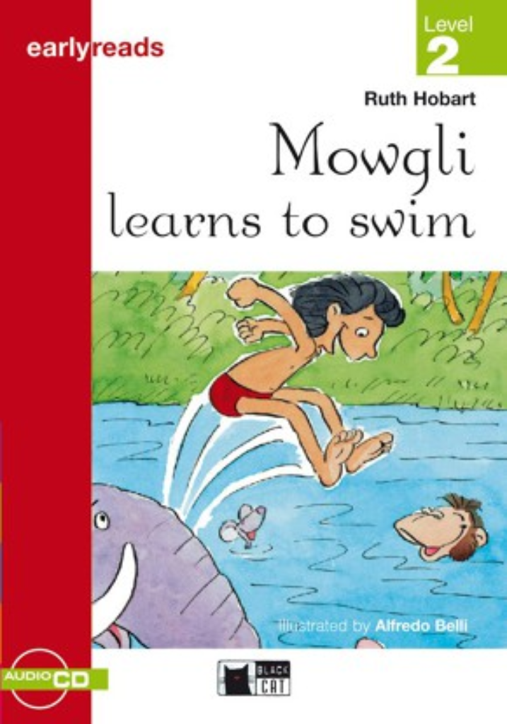Libro de Cuentos "Mowgli Learns To Swim"