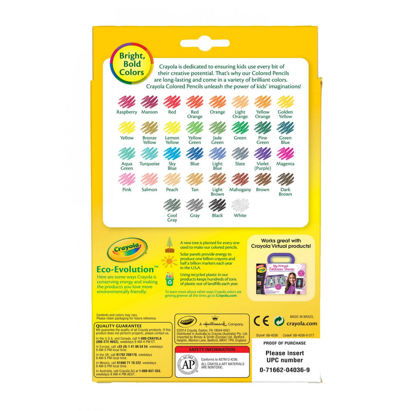 Lápices de Colores Crayola 36pzs