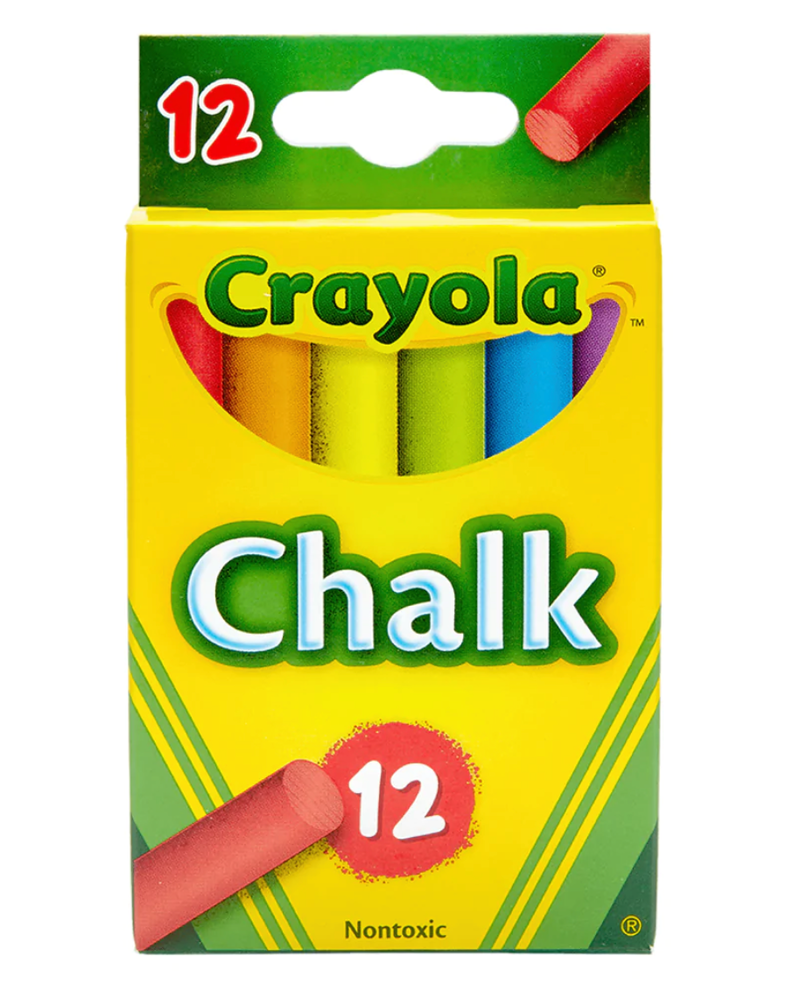 Tiza de Colores Crayola 12 Unidades