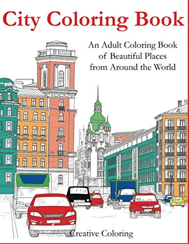 Libro Para Colorear Beautiful Places From Around The World