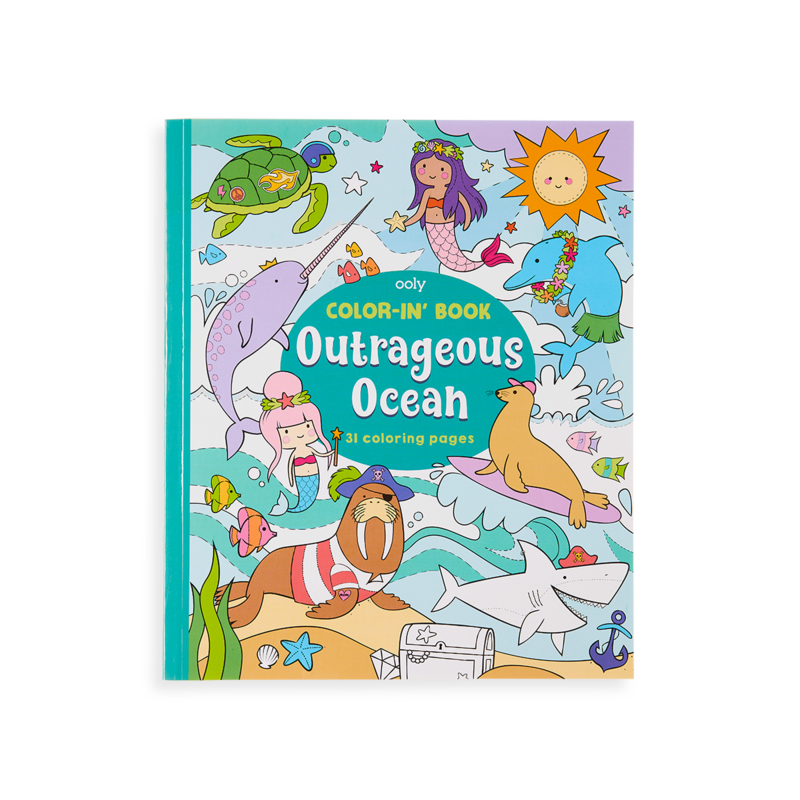 Libro para Colorear Outrageous Oceans
