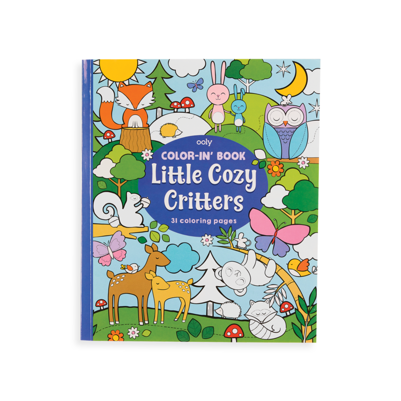 Libro para Colorear Little Cozy Critters