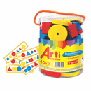 Juego de Bloques y Enhebrados 2 en 1 Arti