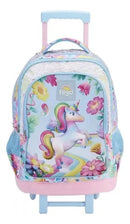 Mochila Filgo 3D 18" con carrito / Unicornio