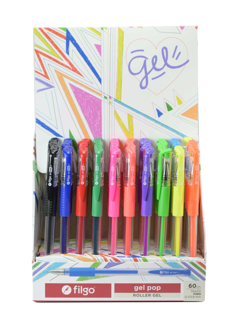 Roller Gel Gel Pop / Display 60 Surtido