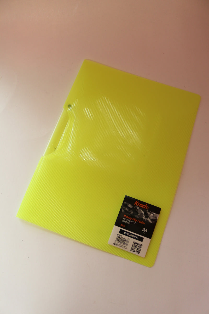 Folder Plástico Con Clip Studmark