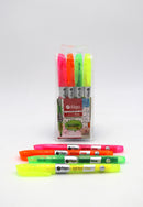 Resaltador Lighter Fine / Estuche 4  Flúo