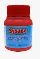 Pintura Acriart 40 Ml Rojo Neón Sysabe