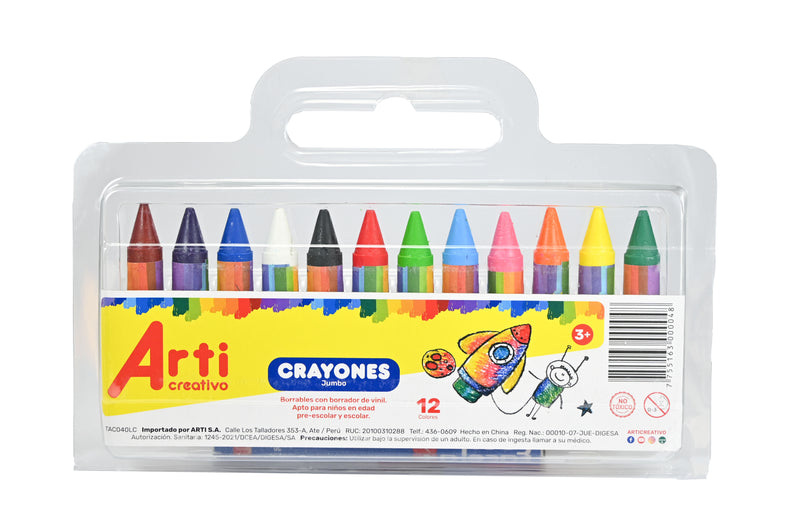 Ac Crayon Jumbo X 12 Lc