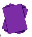 Resma de Papel Bond Color Morado Medio Tamaño Carta