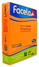Resma Papel Bond Color Naranja Neón Tamaño Carta