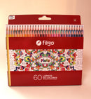 Lápices Colores De Resina Pinto / Estuche 60 Surtido