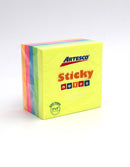 Notas Adhesivas 3x3 5 Colores Neón 500H Artesco