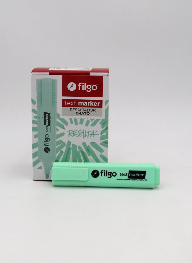 Resaltador Text Marker Verde Pastel