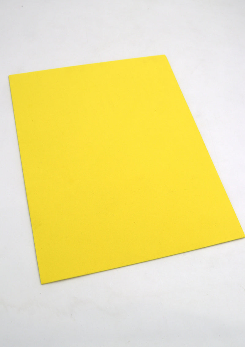 Foam Liso Amarillo Tamaño Carta