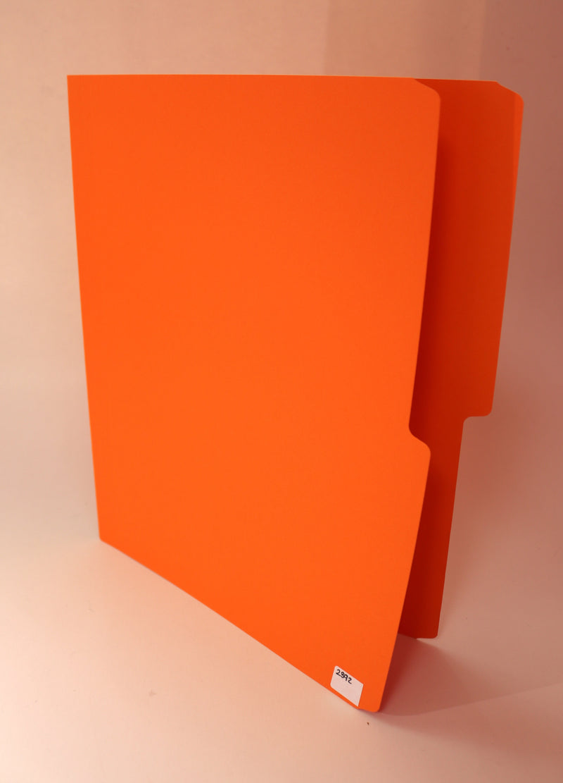 Folder Color Naranja (9) T/ Carta Facela Paq. 100 Unid