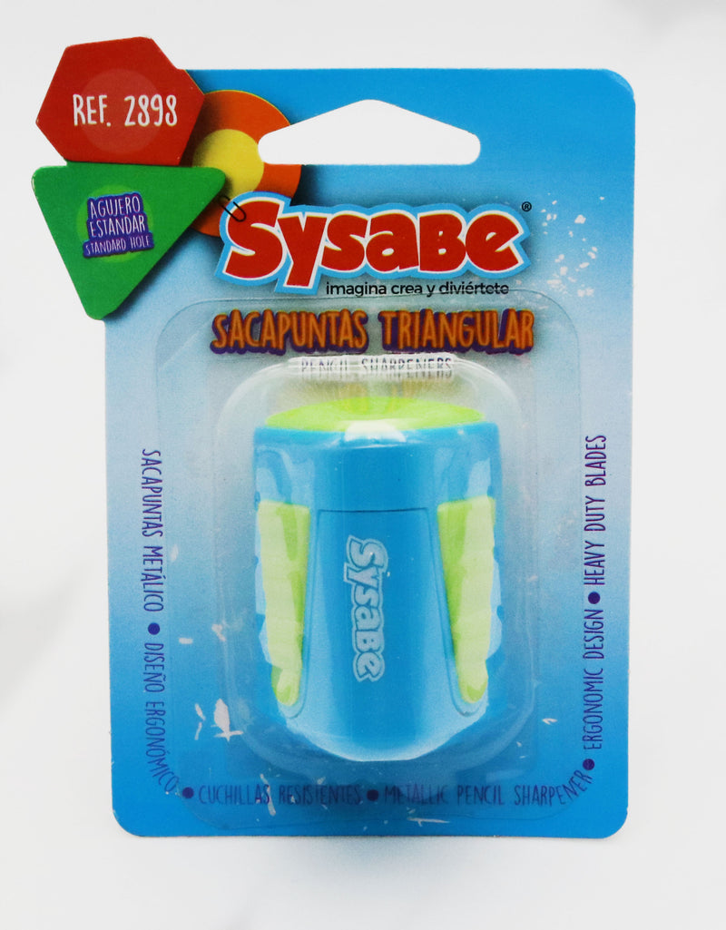 Sacapunta Triangular Grande En Blister