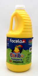 Témpera Lavable Color Amarillo 1/2 Galón