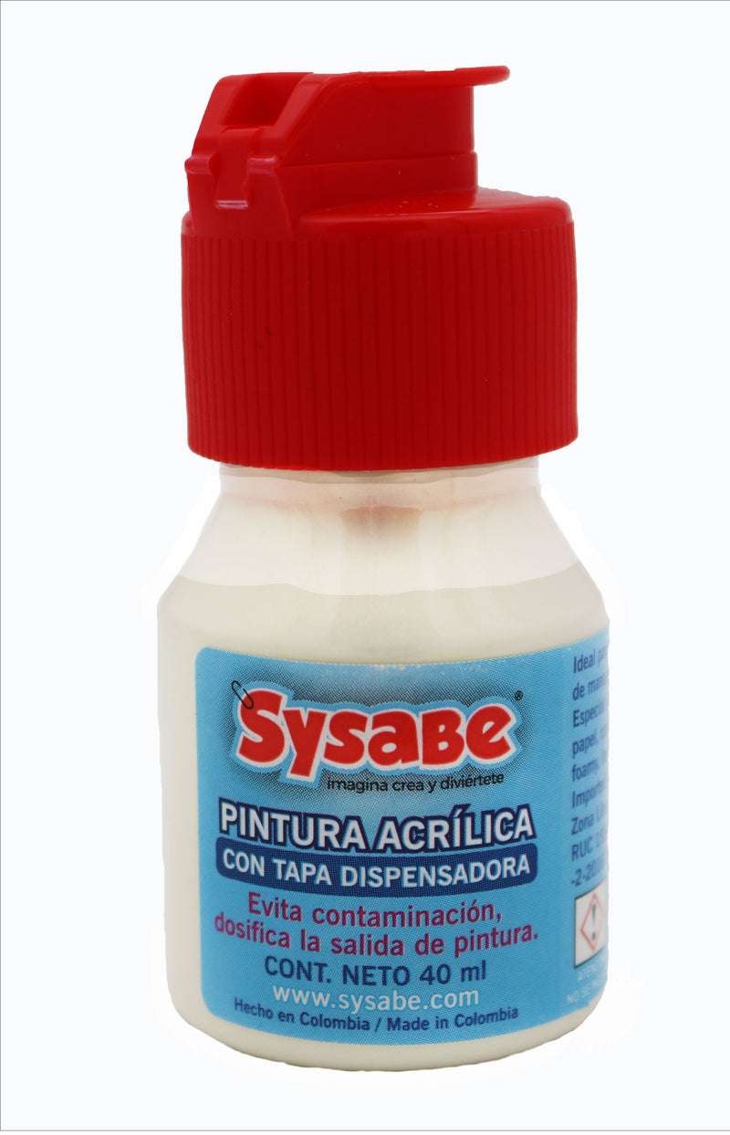 Pintura Acrílica 37 Ml Blanco