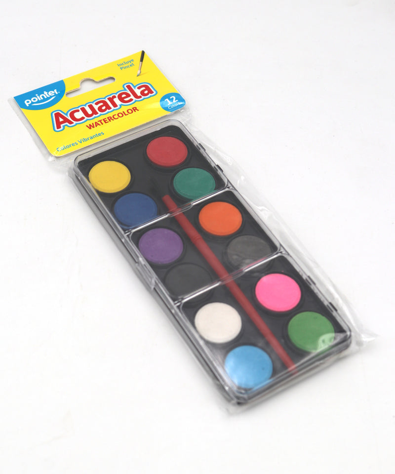 Set de acuarelas en pastillas x12 und Marca Pointer