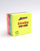 Notas Adhesivas 3x3 5 Colores Neón 500H Artesco