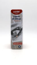 Set de lápices de dibujo x 6 unid Marca Pointer