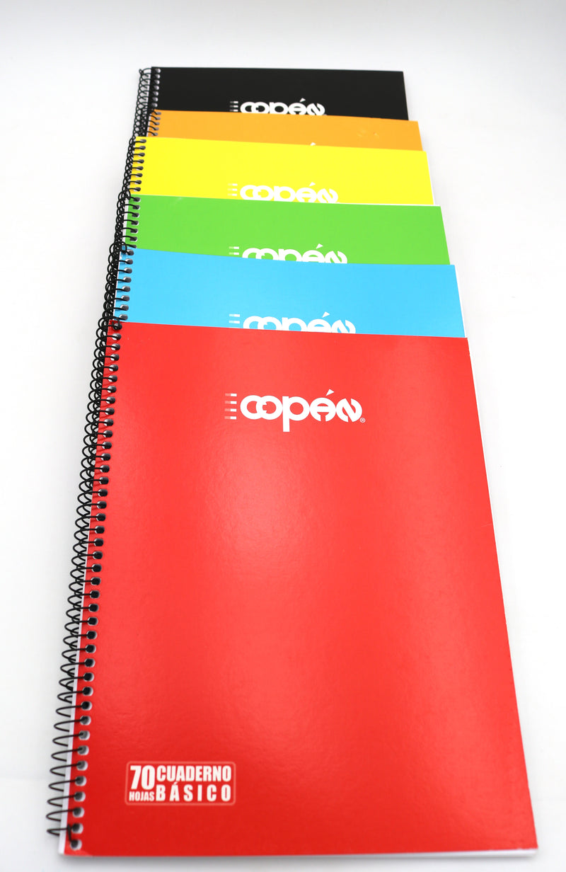 Cuaderno Cuadriculado Grande Colores Básicos Copán