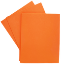 Foam Liso Naranja Tamaño Carta