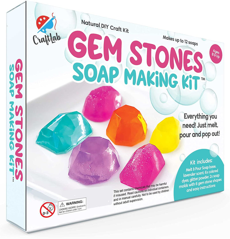 Set Para Hacer Jabón Gem Stones