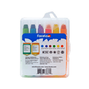 Crayón Seda Neón 6 Estuche Plástico