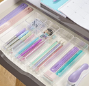 6 Pack Stori Clear Plastic Organizer