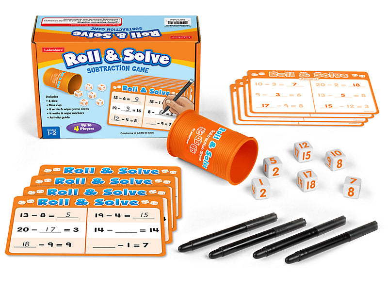 Juego Roll & Solve Subtraction