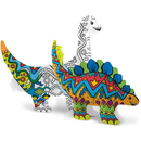 3D Colorable Dinosaur Friends