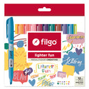 Resaltador Creativo Fino Fun Lighter / Estuche 12