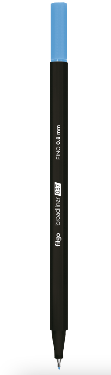 Microfibra Broadliner 037 0.8 / Estuche 10 Surtido