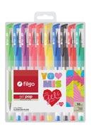 Roller Gel Gel Pop / Estuche 10 Surtido