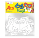 Ac Mascaras Diy Super-Heroes X 4 Modelos