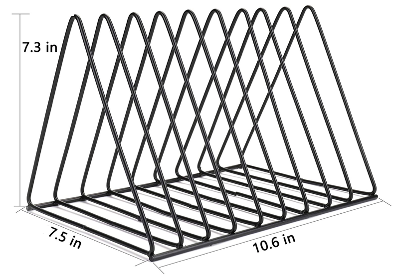 Lawei Set 2 File Holder Black And Silver