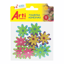 Stickers Mini Flores de Fieltro Arti