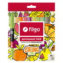 Marcador Permanente 040 Fino / Estuche 10 Citrus