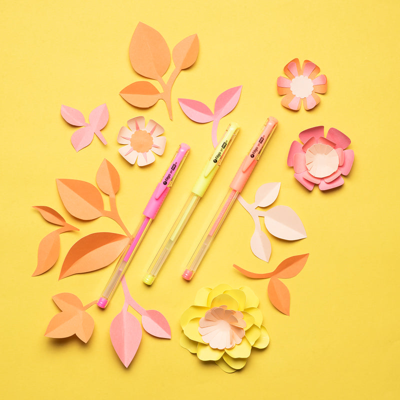 Roller Gel Gel Pop / Estuche 6 Flúorescente