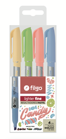 Resaltador Lighter Fine / Estuche 4 Candy