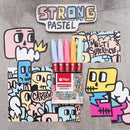 Marcador Permanente 040 Fino / Estuche 5 Pastel