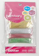 Escarcha Metalizada Set 5 Colores 20Gr Bambary