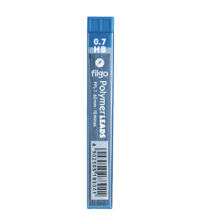 Minas Grafito Polymer Leads 0.7 / Caja 12 Hb