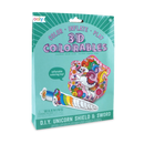 3D Colorable Unicorn Shield