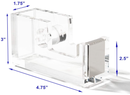 Office Goods Acrylic Silver Tape Dispenser