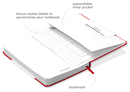 Pocket Notebook Rojo Und