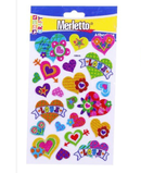 Stickers Adhesivo Corazones Merletto