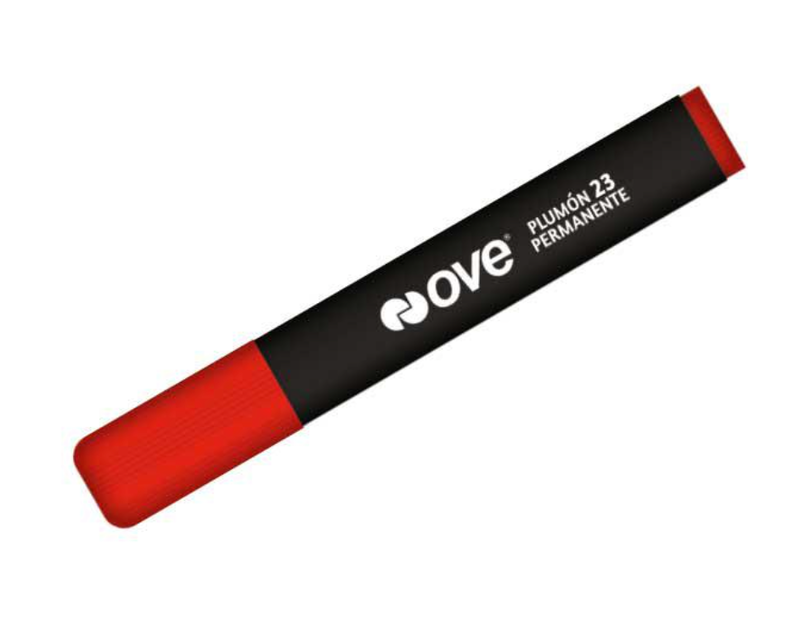 Plumón Ove 23 Rojo